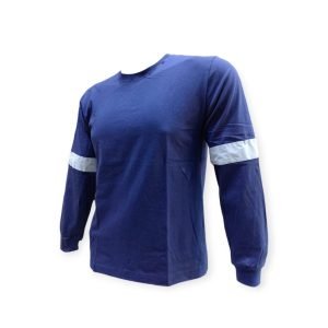 POLO CUELLO REDONDO AZUL
